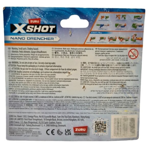 Zuru XShot 2022 Nano Drencher 80ml/ 3 Fl OZ 16 Ft PI (ages 4+) New - Picture 4 of 6